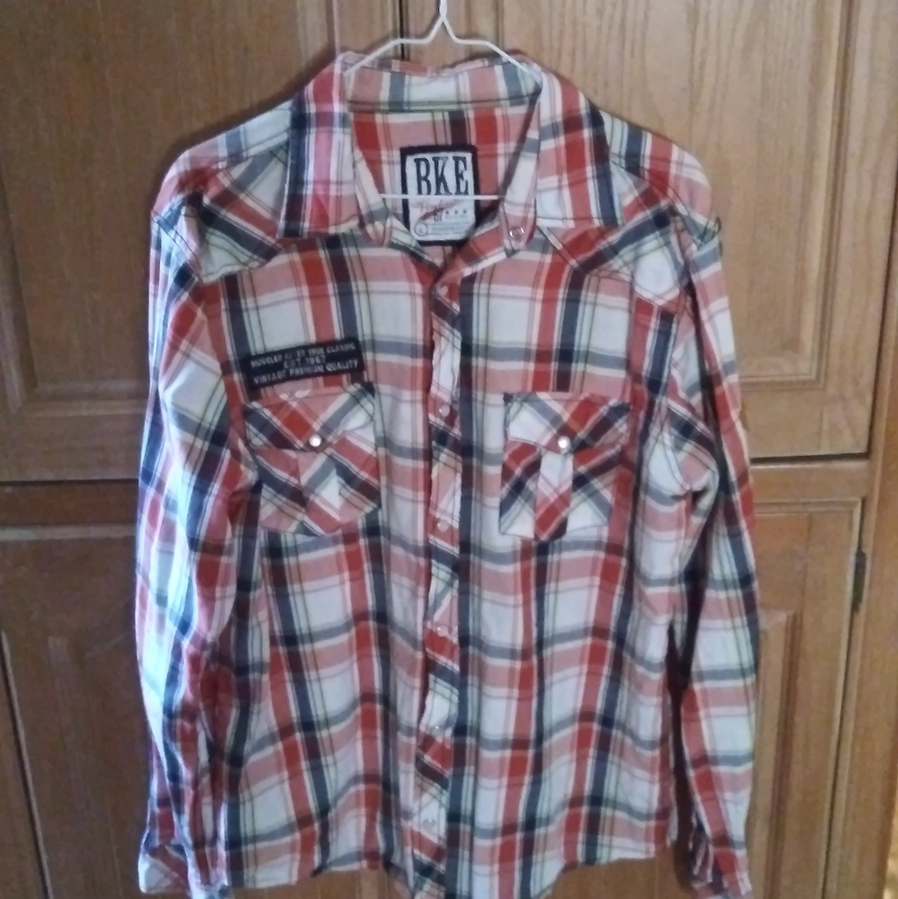 BKE vintage button up long sleeve.